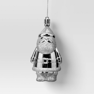 Christmas Silver Santa Ornament - Wondershop™ | Target