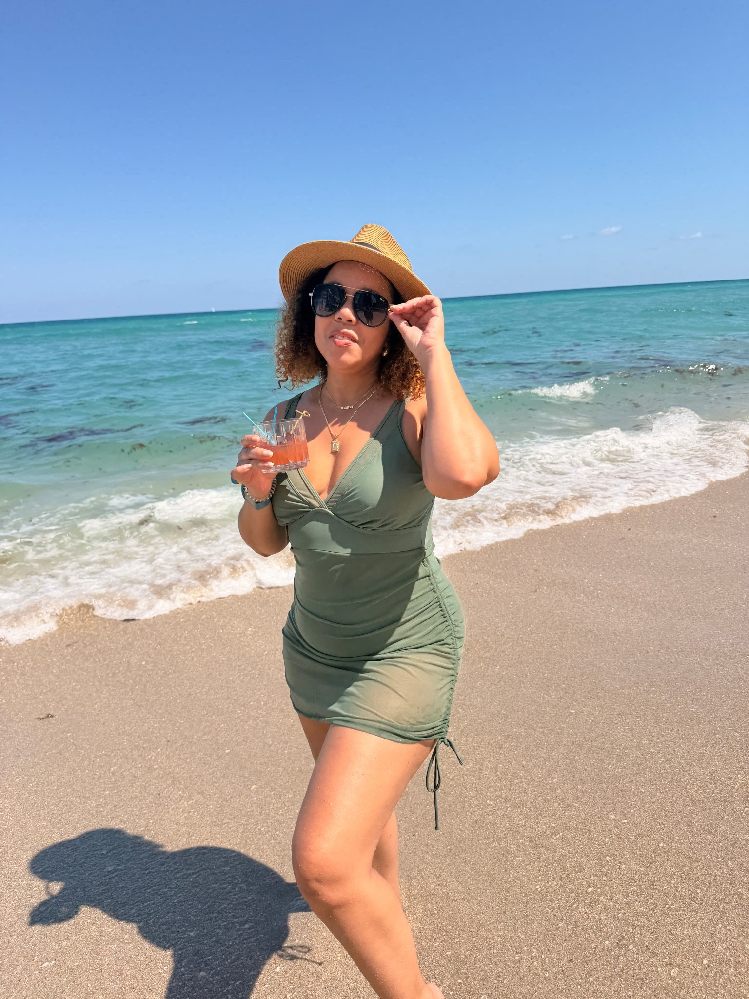 Beach day, but make it snatched 🌊✨

This one-piece is doing everything — sculpting, flattering, and still giving effortless. The mesh detail + sarong effect? yeah… it’s that girl.

Perfect for pool days, beach clubs, or just looking put together with minimal effort 💛

Everything is linked for you ✨

#LTKswim #LTKsummer #beachstyle #resortwear #swimwear

#LTKTravel #LTKSwim
