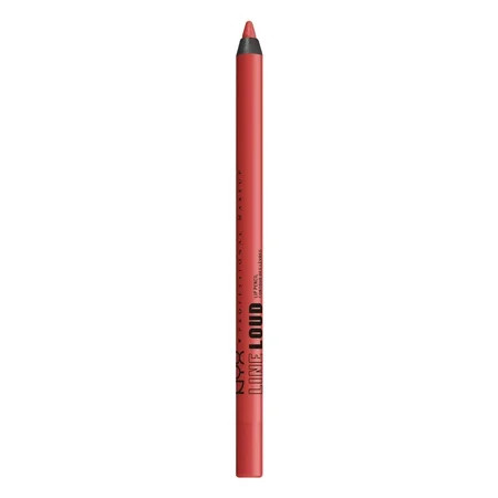 NYX PROFESSIONAL MAKEUP Line Loud Lip Liner Longwear and Pigmented Lip Pencil with Jojoba Oil & Vitamin E - Rebel Red (Warm Red) | Walmart (US)