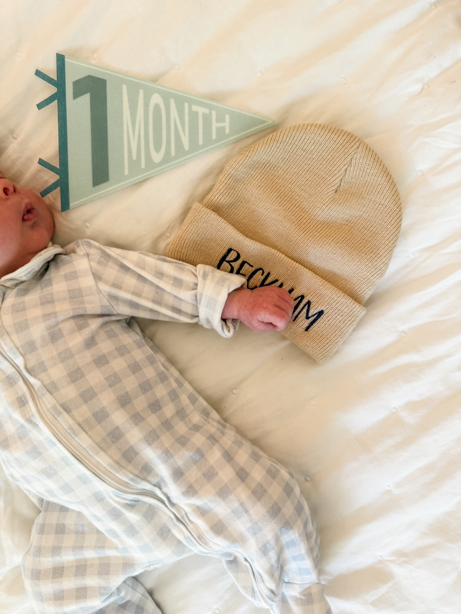 Baby milestone pictures 🩵

#LTKootd #LTKKids #LTKBaby