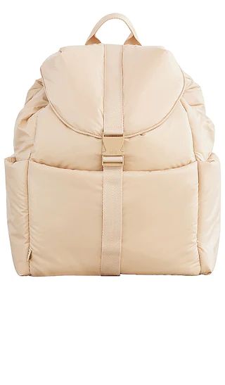 The Puffy Backpack in Beige | Revolve Clothing (Global)
