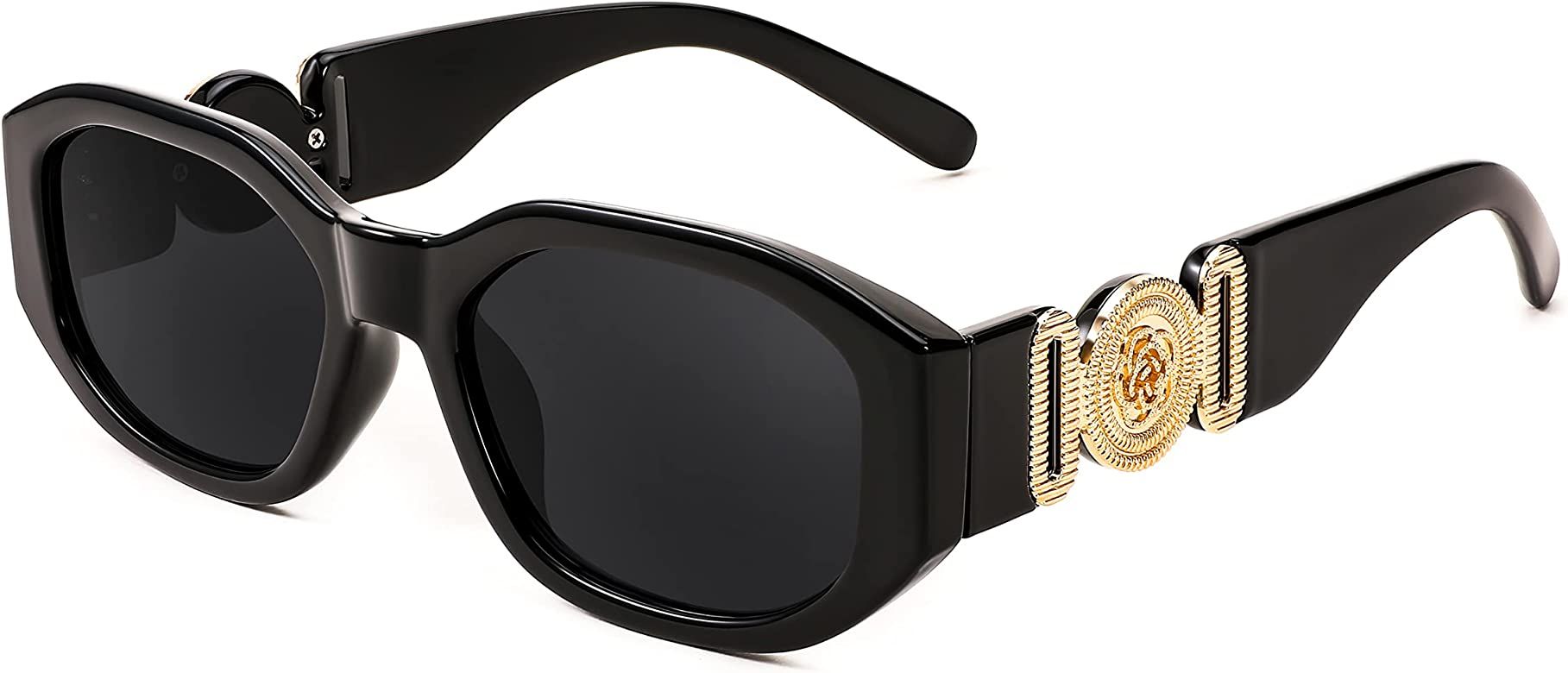 FEISEDY Small Square Sunglasses for Women Men Vintage Trendy Irregular Sunglasses B2322 | Amazon (US)