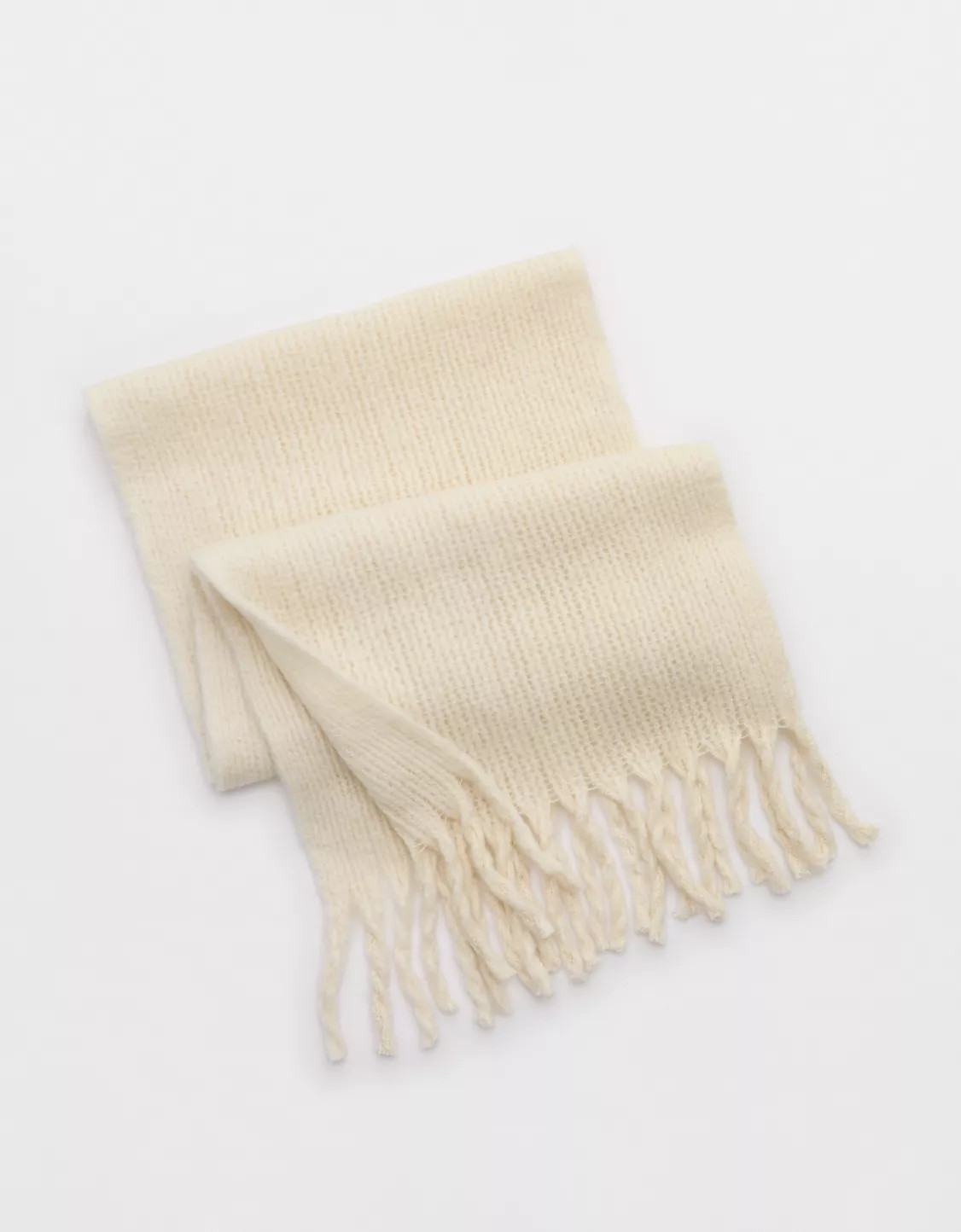 Aerie Fuzzy Knit Scarf | Aerie
