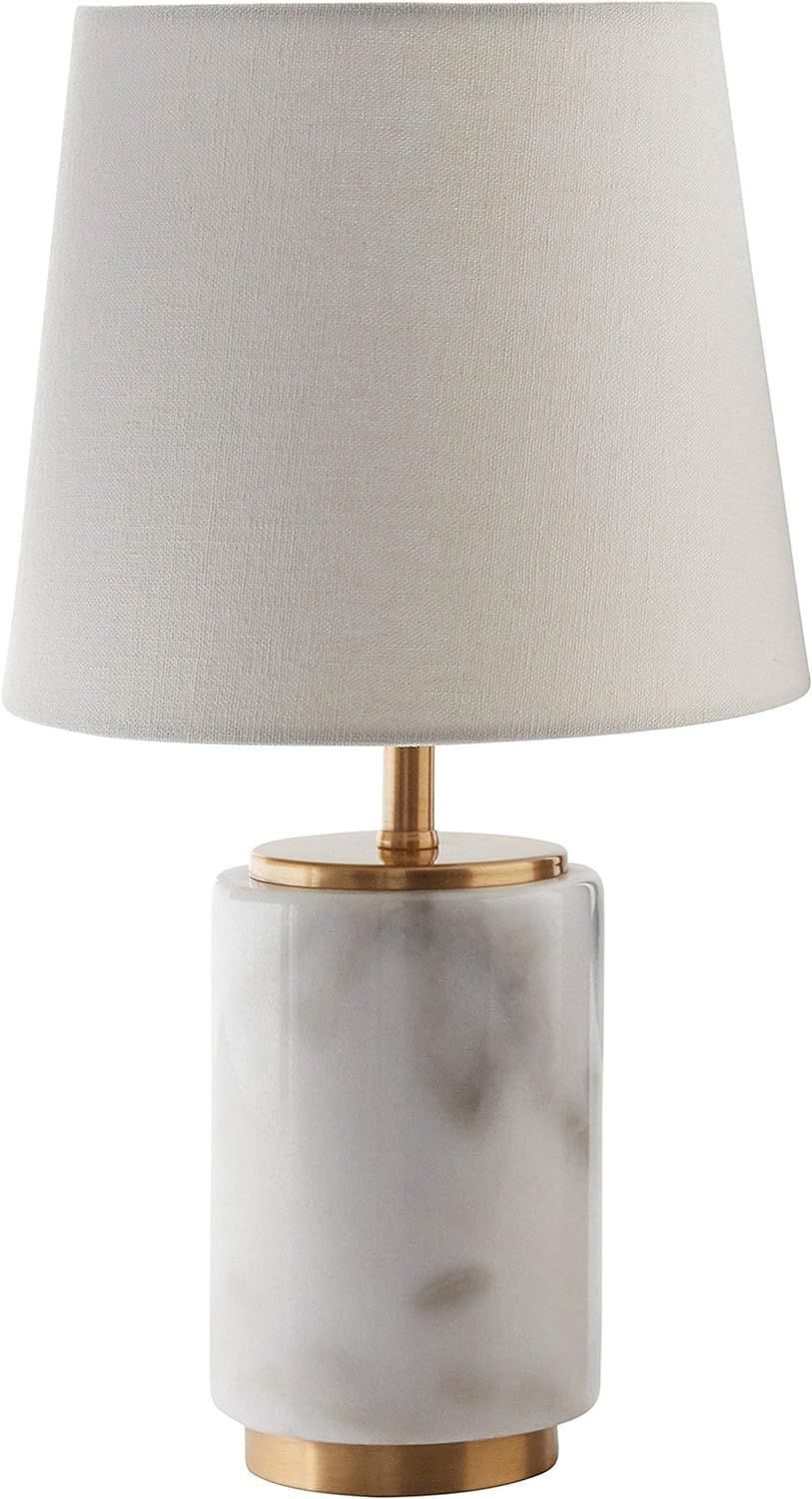 Amazon Brand - Rivet Mid Century Modern Marble and Brass Table Decor Lamp With LED Light Bulb, 14... | Amazon (US)