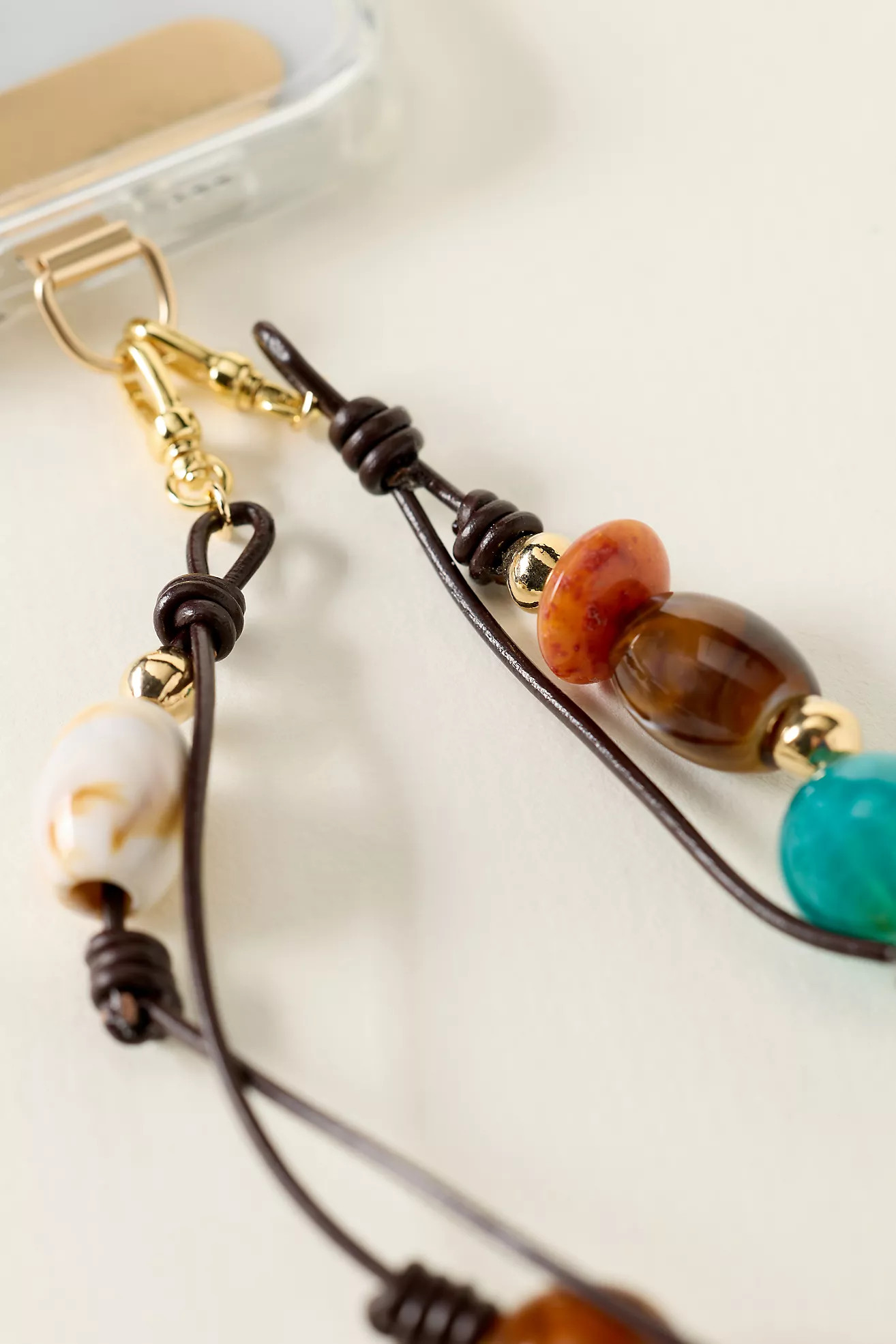 By Anthropologie Cord and Stone Beaded Phone Chain | Anthropologie (US)