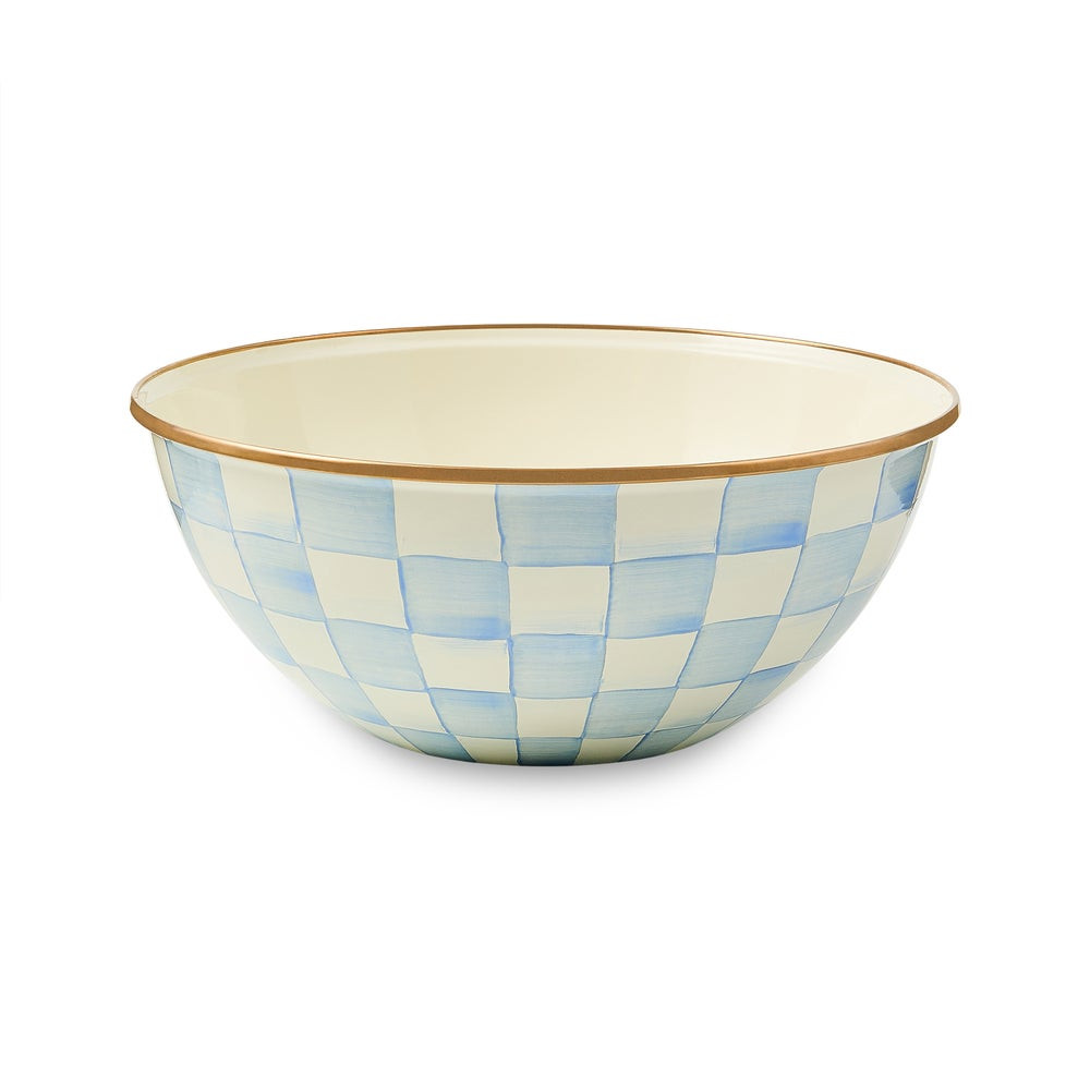Sky Check Large Everyday Bowl | MacKenzie-Childs