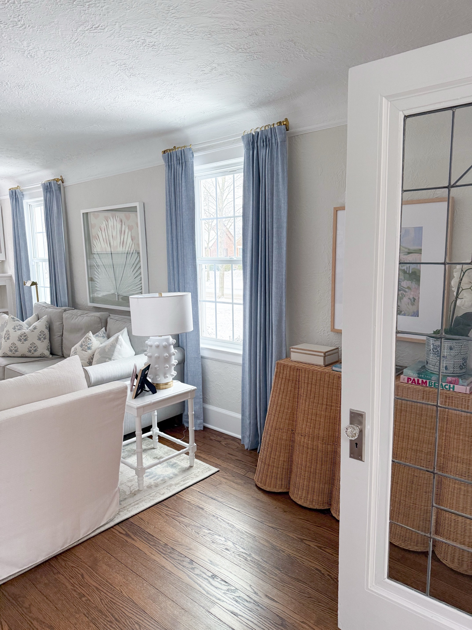 Our new light blue drapes from Amazon!

#LTKHome #LTKFindsUnder100