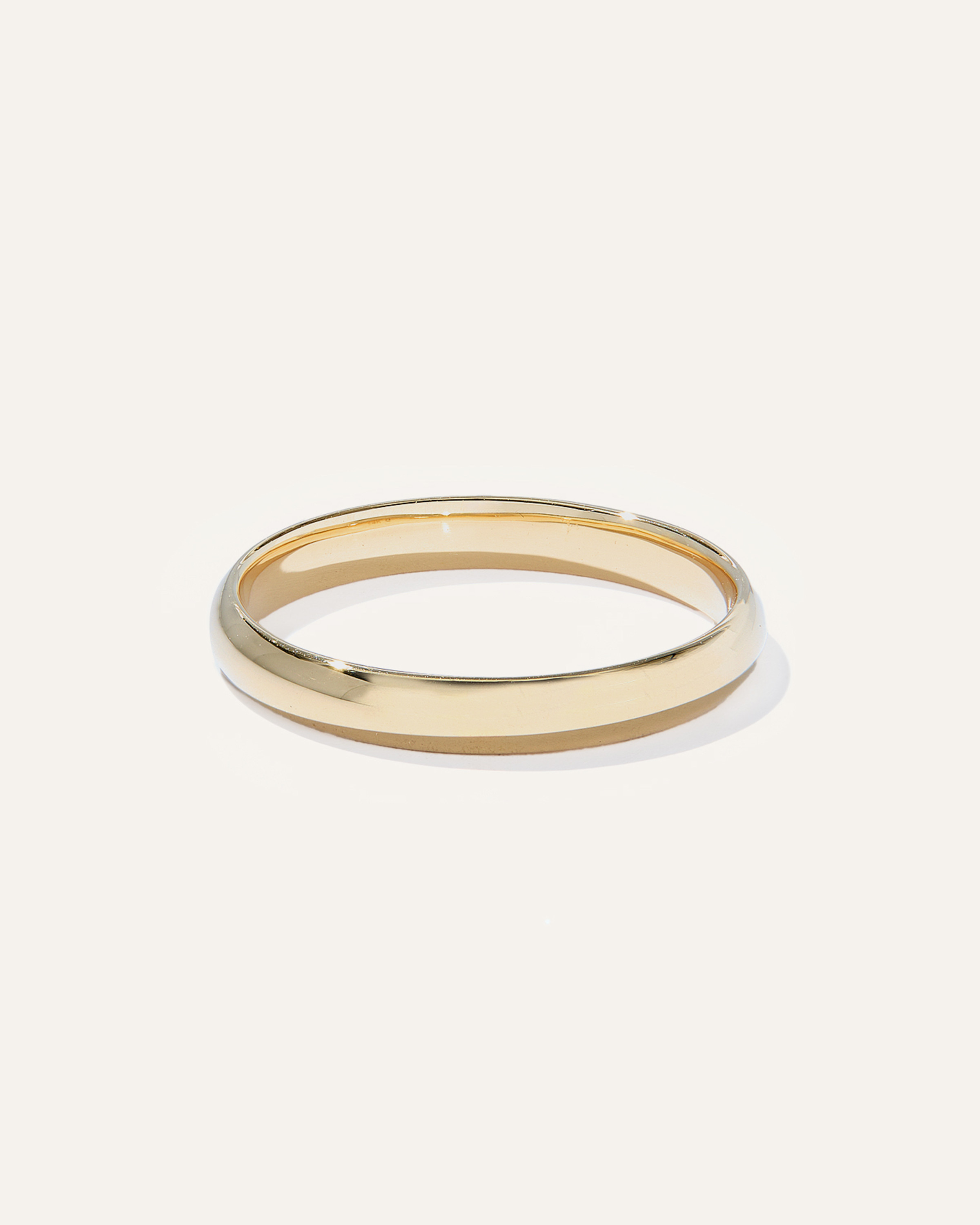 Quince | Women's Low Dome Band Rings in Yellow Gold, Size 5 | Quince