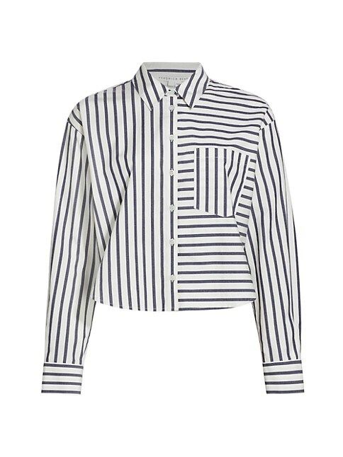 Aderes Striped Crop Shirt | Saks Fifth Avenue