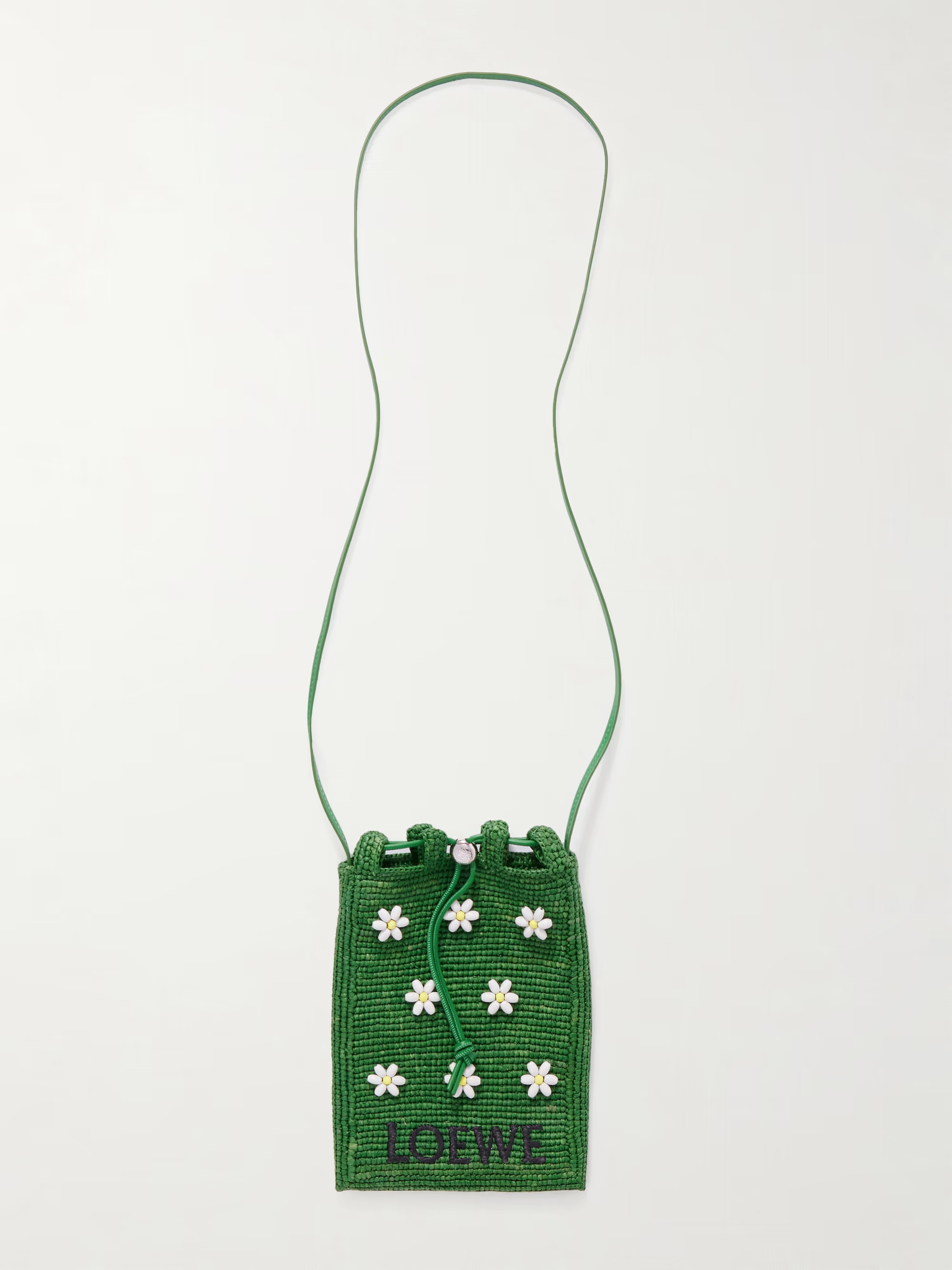 + Paula's Ibiza embellished raffia shoulder bag | NET-A-PORTER (US)