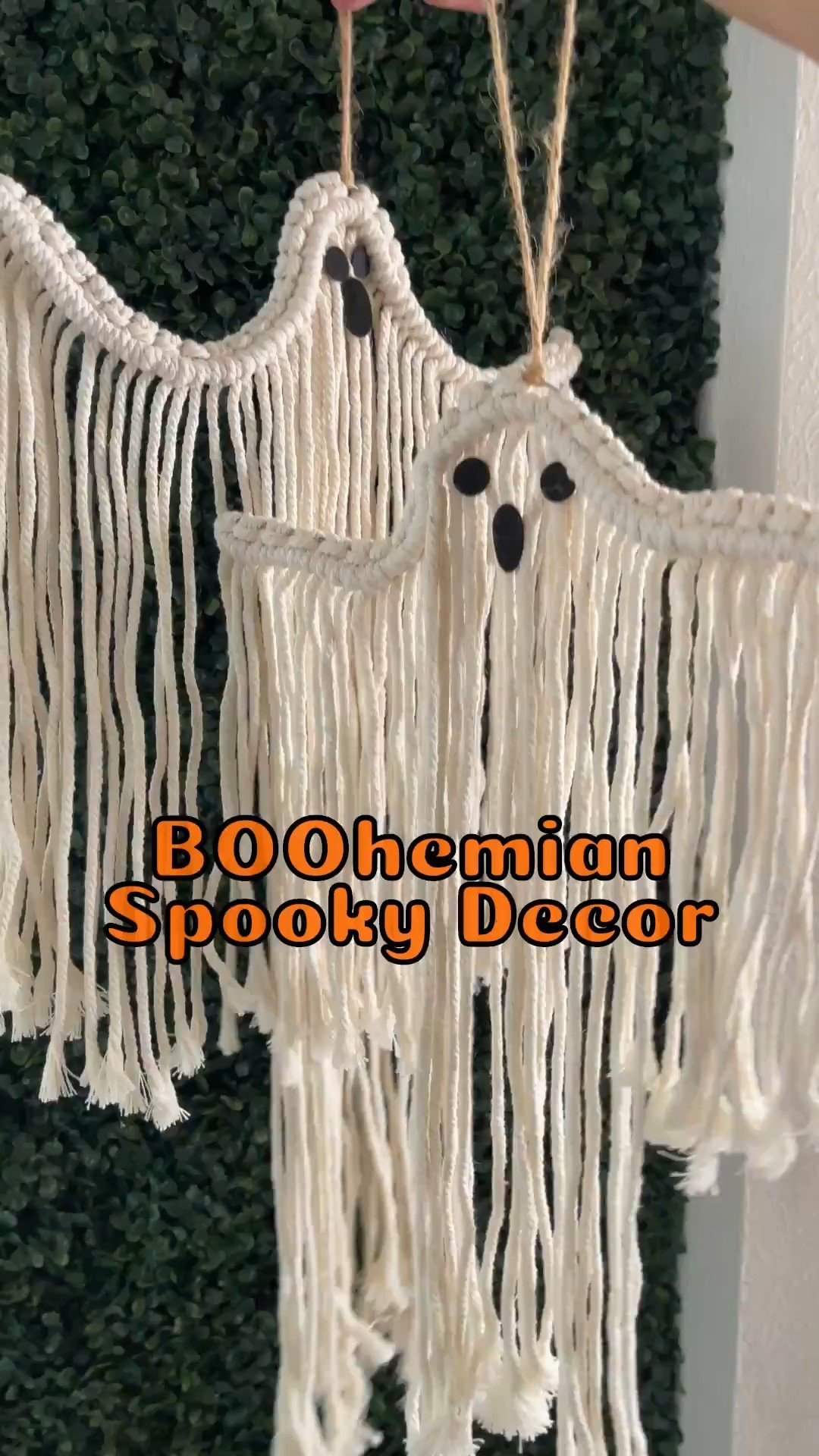 BOOhemian 👻 Fall Decor for Spooky Season - Halloween decorations, spooky decor, boho macrame ghosts, spooky cute, beige home Halloween style

#LTKHome #LTKFindsUnder50 #LTKSeasonal