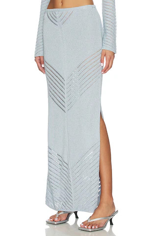 DEVON WINDSOR Bria Maxi Skirt in Azure from Revolve.com | Revolve Clothing (Global)