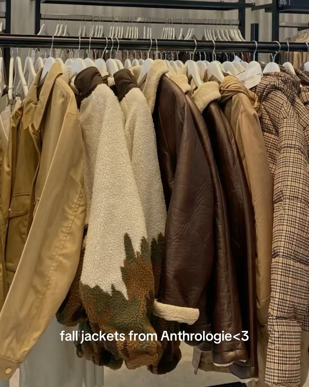 staying cozy and chic this season with Anthropologie!!! 
#fallcoat #cooljackets #onlineshopping #leatherjacket #furcoat 