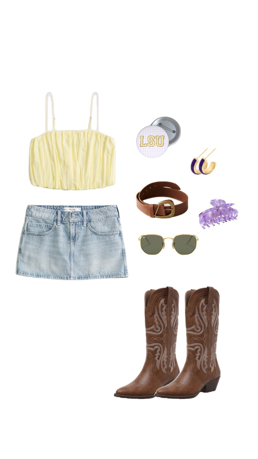 LSU gameday tailgate outfit 

#LTKSeasonal #LTKFindsUnder100