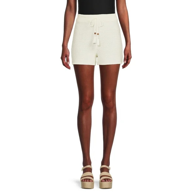 Madden NYC Juniors Crochet Shorts, Sizes XS-3XL | Walmart (US)