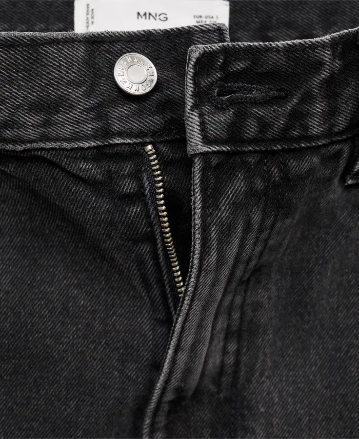 Raw Hem High Waist Denim Miniskirt | Nordstrom