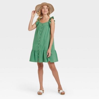 Women's Flutter Sleeveless Short Dress - Universal Thread™ | Target