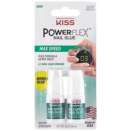 KISS PowerFlex Max Speed Glue 3g Double Pack | Walmart (US)