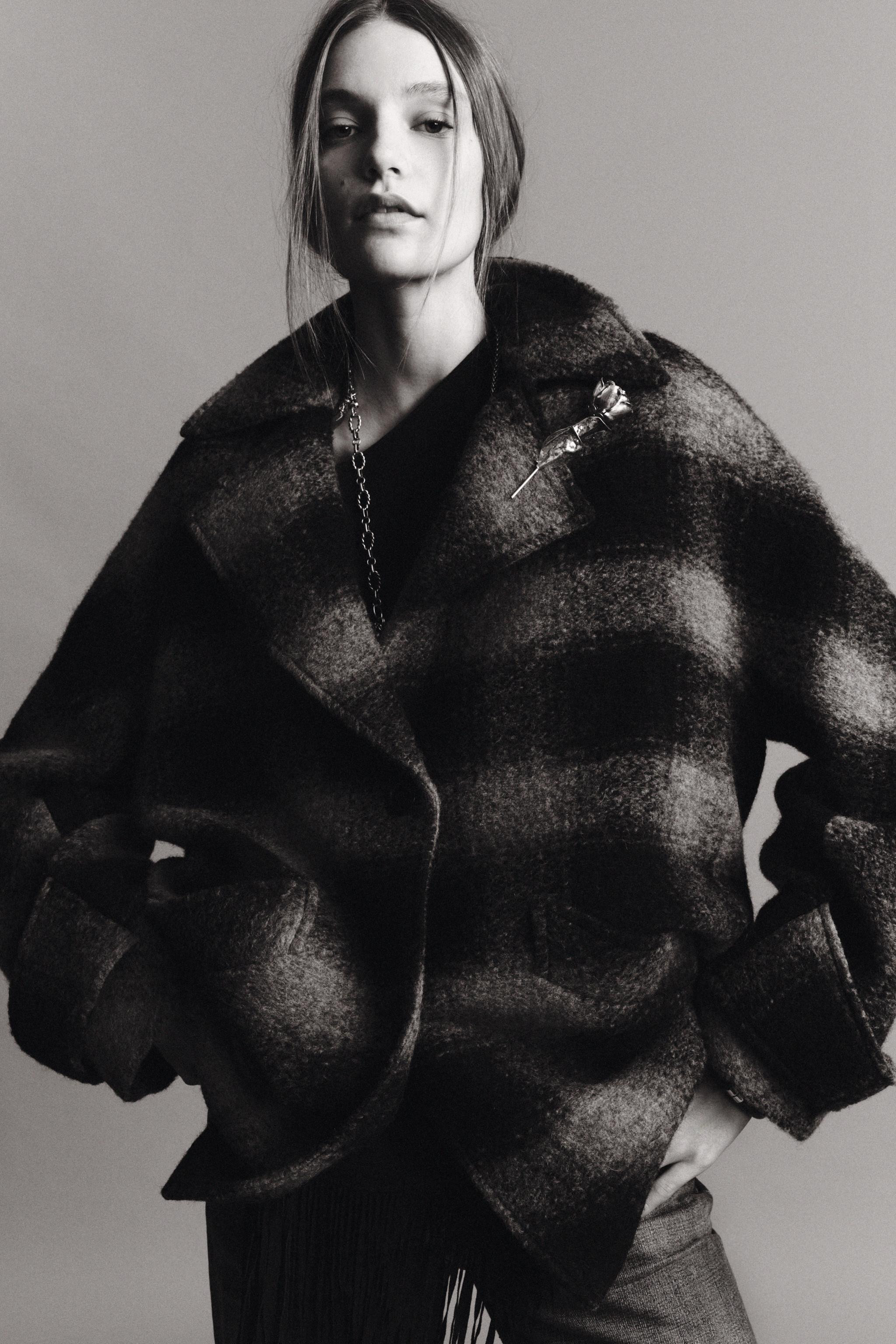 MAXI NEEDLE FLOWER BROOCH | Zara US