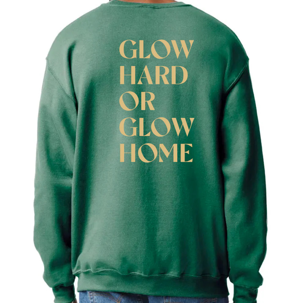 GLOW HARD SWEATER - GREEN | Naked Pineapple
