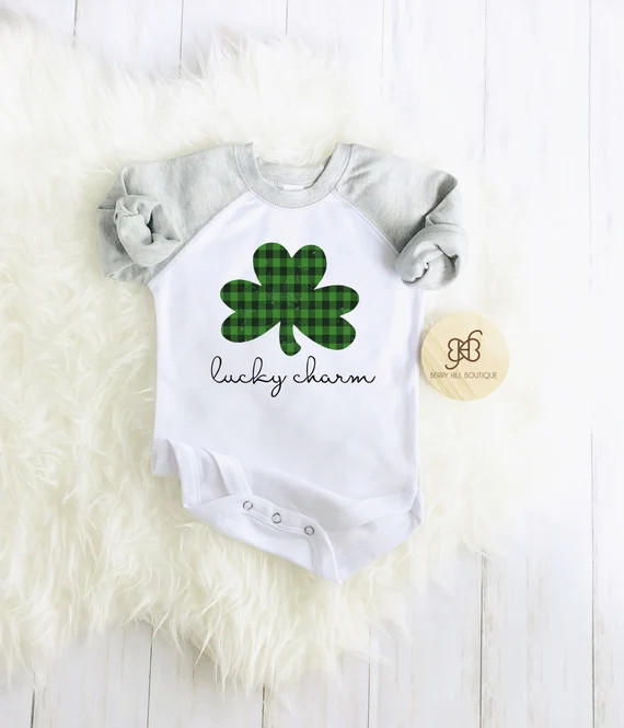 Lucky Charm St Patricks Day Toddler Shirt  Clover St. | Etsy | Etsy (US)