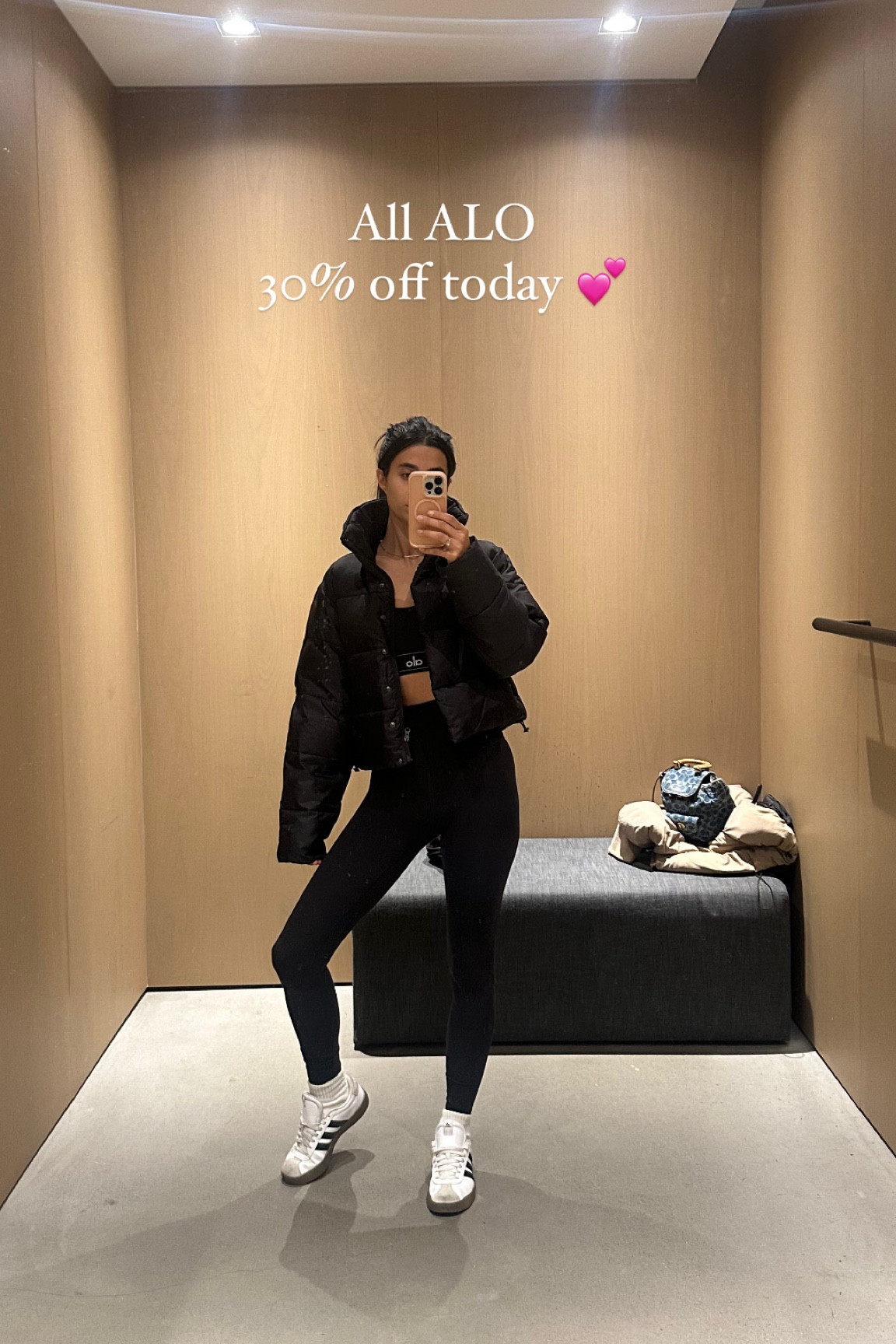 Alo Black Friday sale. Alo black puffer size S, Alo sports bra size S

#LTKCyberWeek #LTKActive #LTKFitness