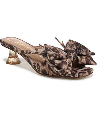Women's Natalina Bow Kitten-Heel Dress Sandals | Macy's