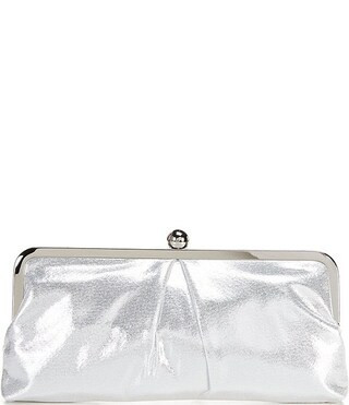 LandryPleat Front Frame Metallic Clutch | Dillard's