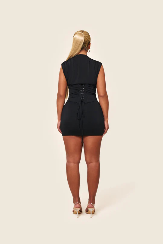 Sandra Mini in Black | Mars The Label
