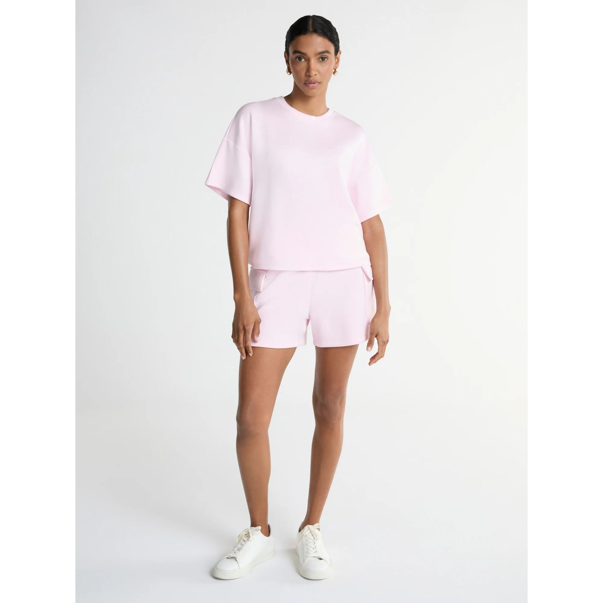 Scoop Women's and Women’s Plus Ultimate ScubaKnit Boxy Tee, Sizes XS-4X | Walmart (US)