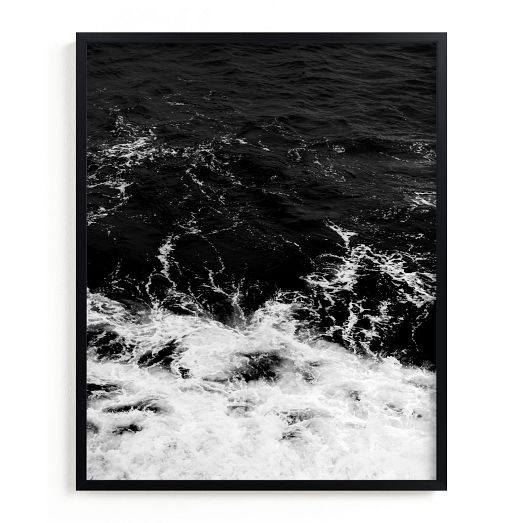 Obsidian Sea Framed Wall Art by Minted for West Elm | West Elm (US)