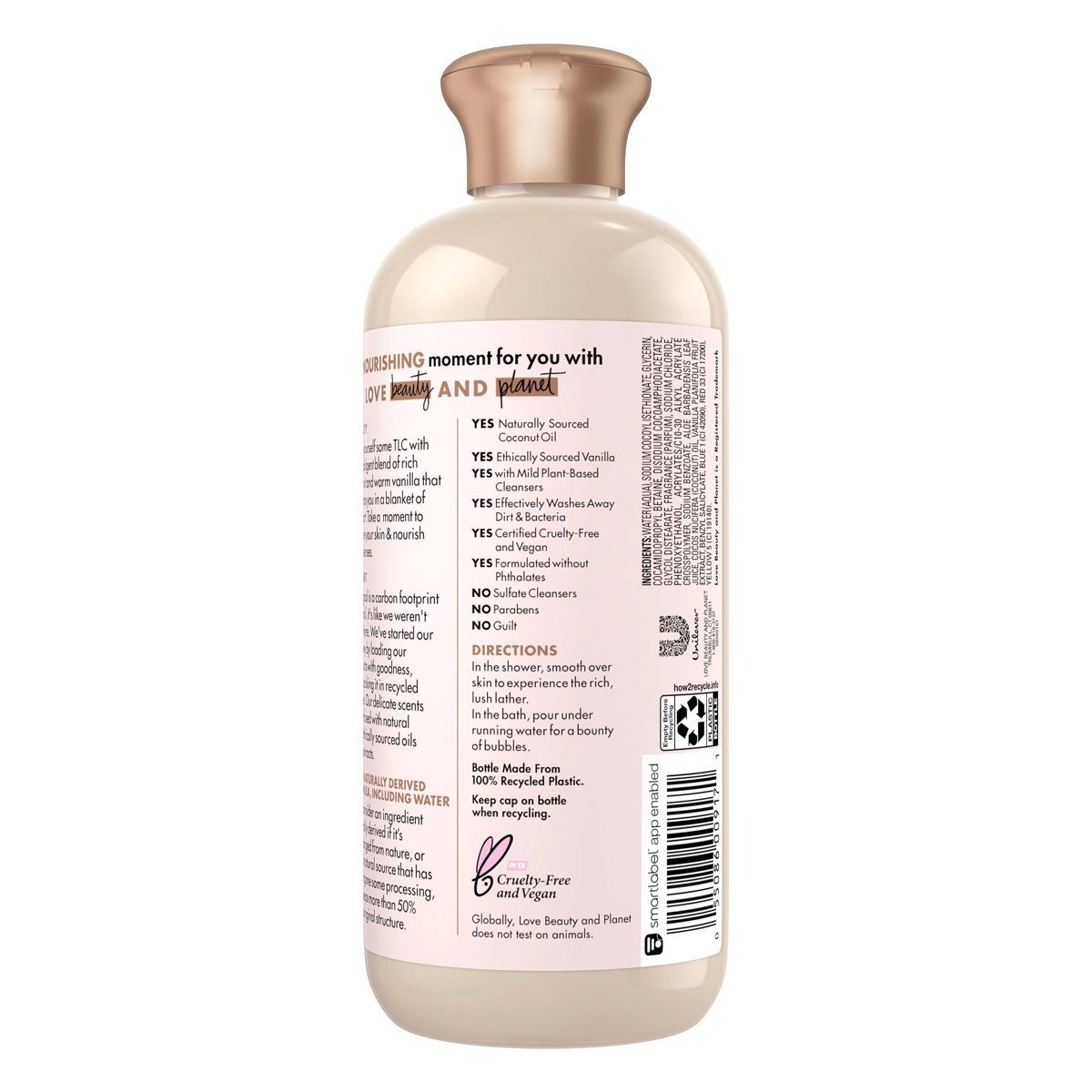 Beloved Coconut & Warm Vanilla Shower & Bath Gel Body Wash - 11.8 fl oz | Target