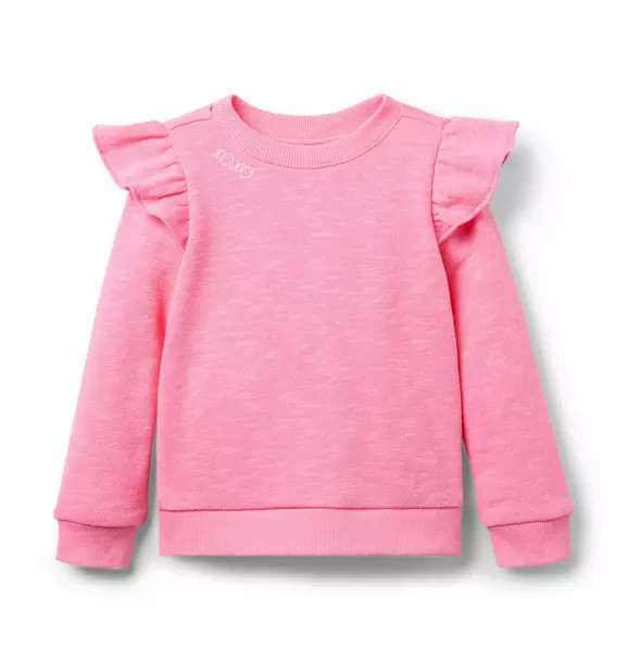 XOXO Ruffle Sweatshirt | Janie and Jack