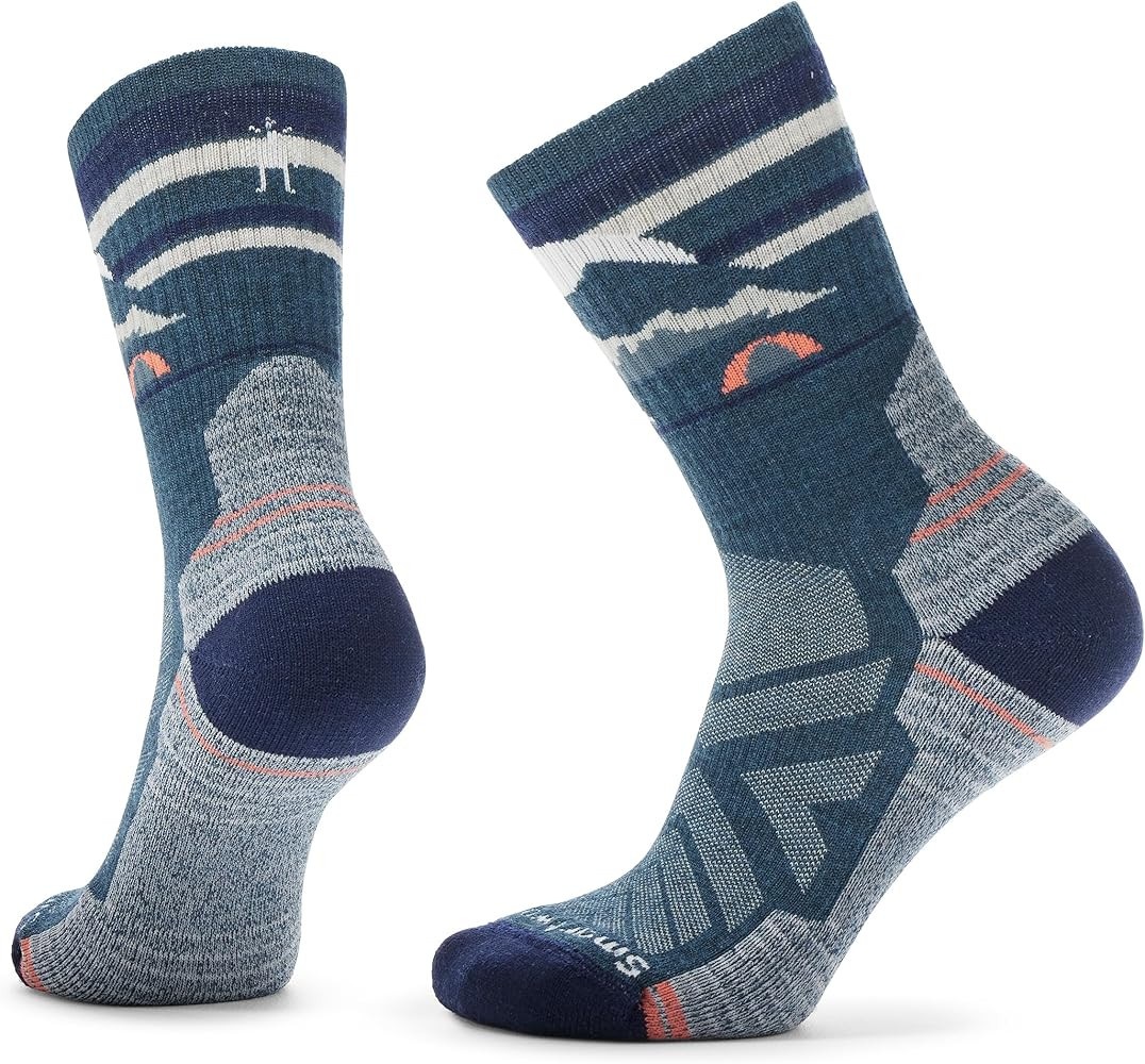 Smartwool Women's Hike Light Cushion Merino Wool Mountain Moon Crew Socks | Amazon (US)