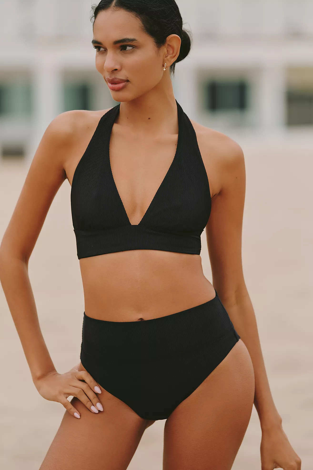 Beach Riot Laurel Halter Bikini Top | Anthropologie (US)
