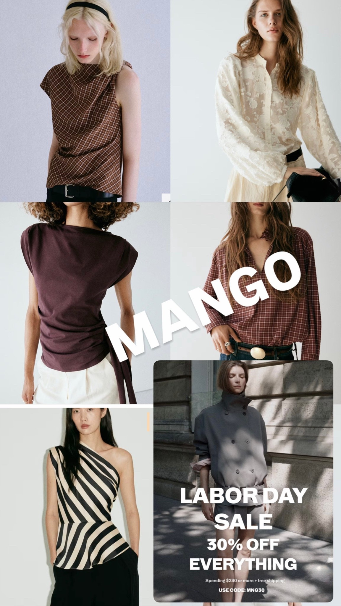 SALE at MANGO 30% off EVERYTHING 
ends tonight
Dresses, jeans, tops, bags and more

#LTKOver40 #LTKSaleAlert #LTKWorkwear
