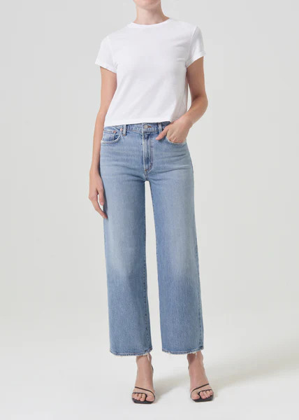 Harper Crop Jean in Hassle | AGOLDE