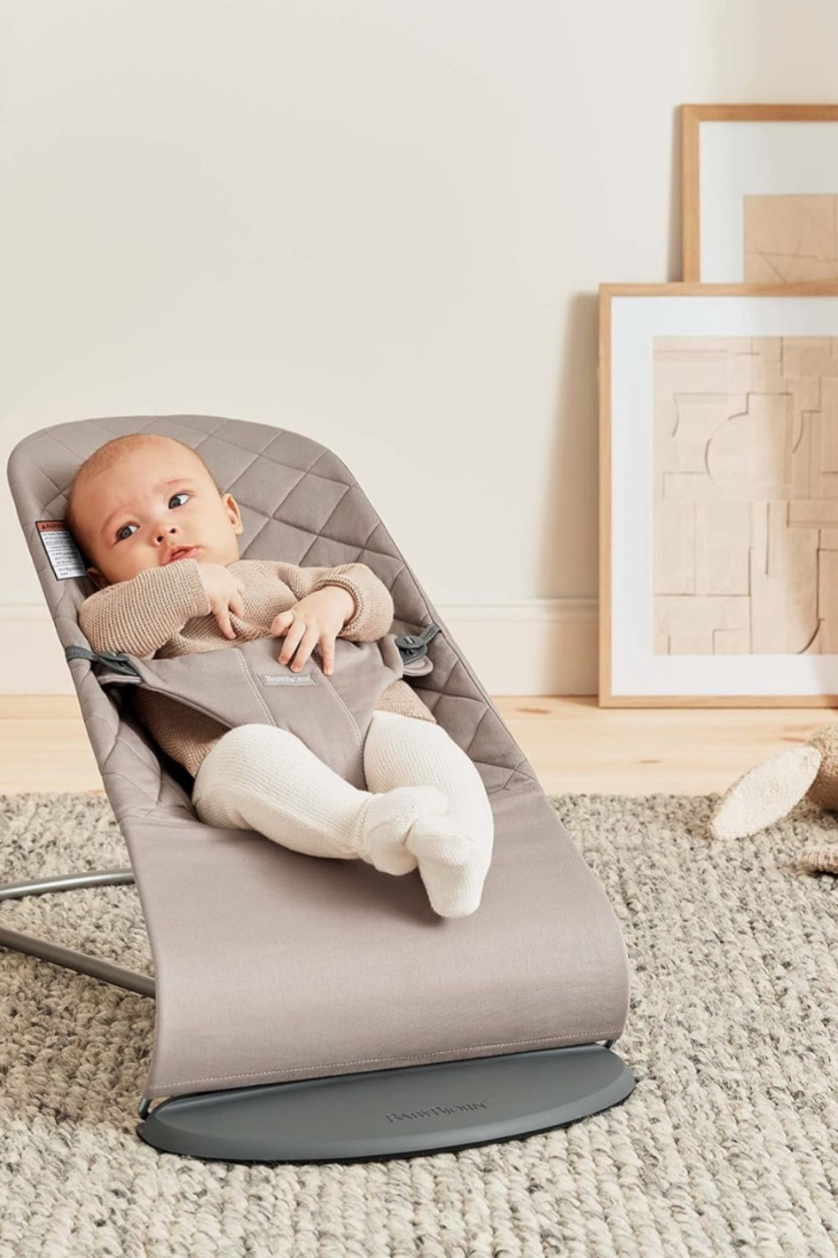 BabyBjörn baby bouncer in sand.  A MUST HAVE! 

#LTKbump #LTKtravel #LTKbaby