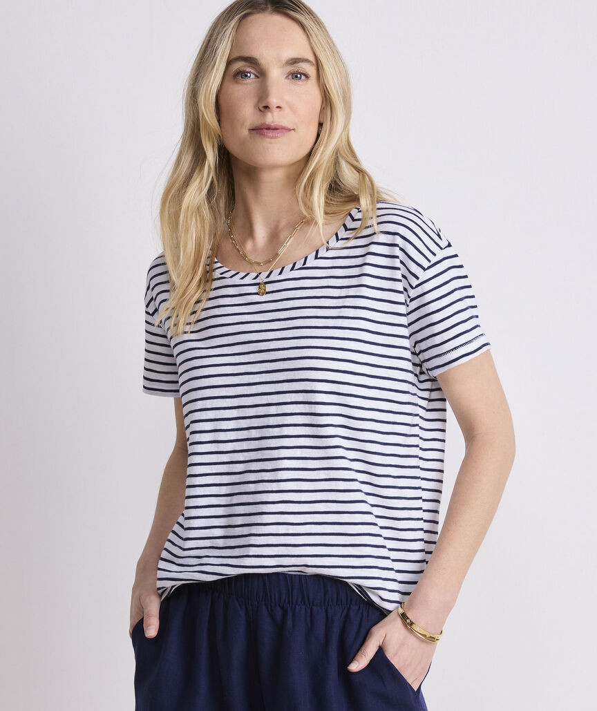 Slub Jersey Relaxed Tee | vineyard vines