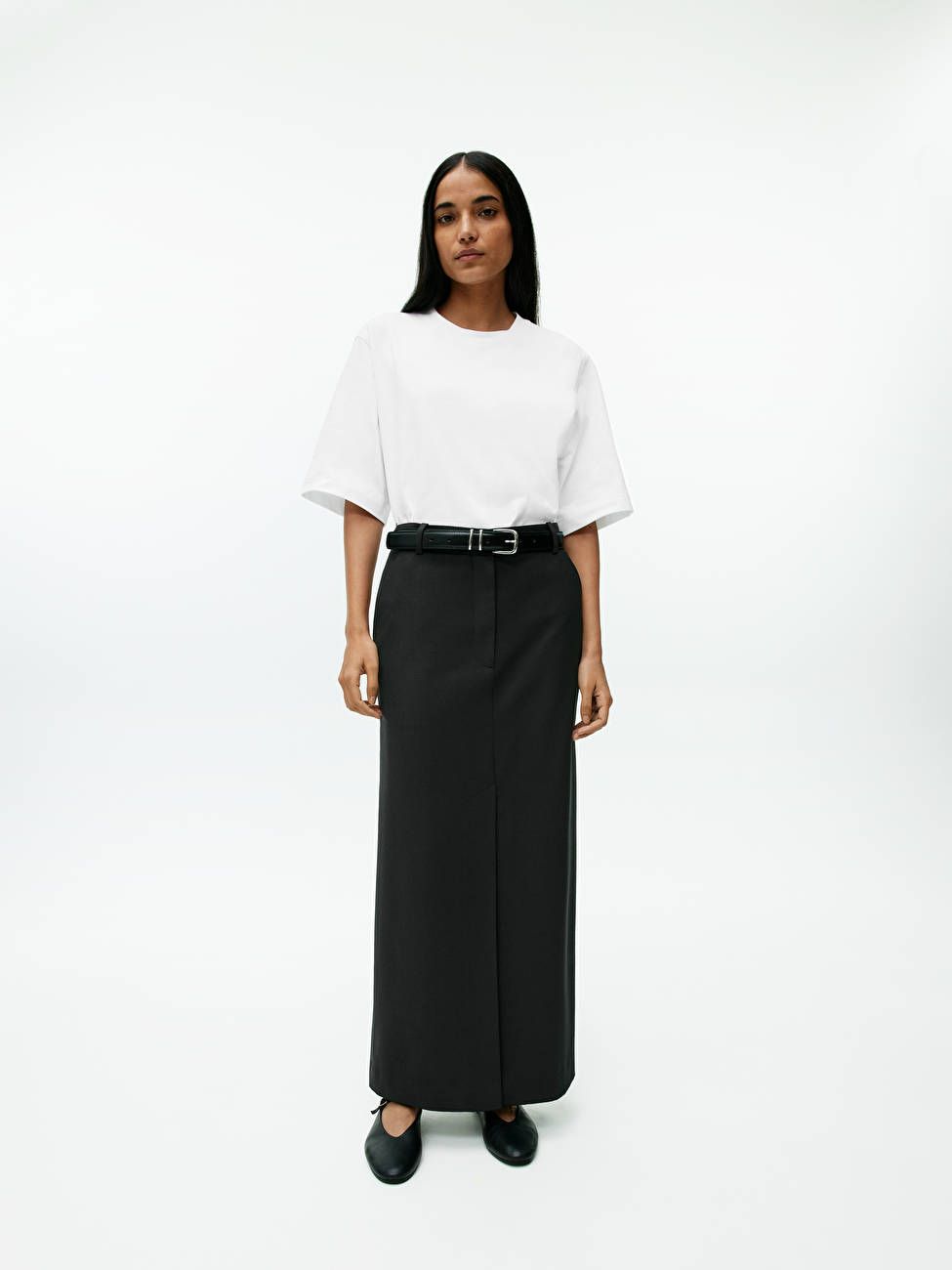 Tailored Wool-Blend Skirt | ARKET