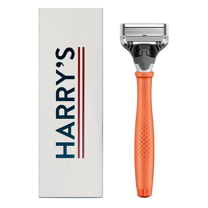 Harry's Razor for Men - Razor Handle and Razor Blade Cartridge - Shaving Gift Set for Him - Orang... | Amazon (US)