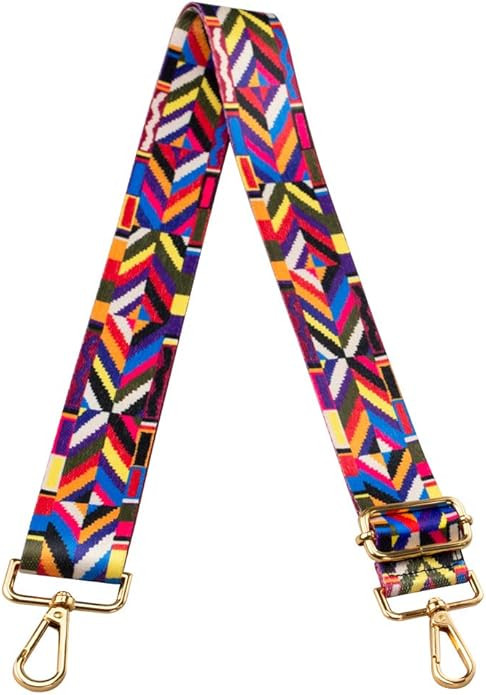 Crossbody Strap for Purses Replacement Adjustable Guitar Multicolor Style Handbag Straps | Amazon (US)
