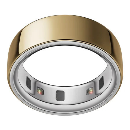 Oura Ring 4, Gold, Size 4, Smart Wearable, Sleep, Fitness & Heart Rate Tracker, 8-Day Battery (Size Before You Buy) | Walmart (US)