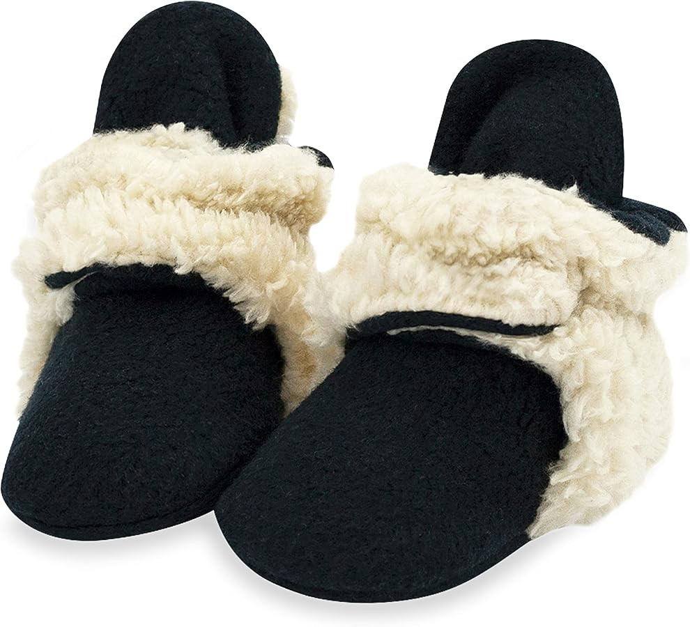 Zutano Unisex Fleece Baby Booties, Two Snap Closure, Newborn to 24 Months | Amazon (US)