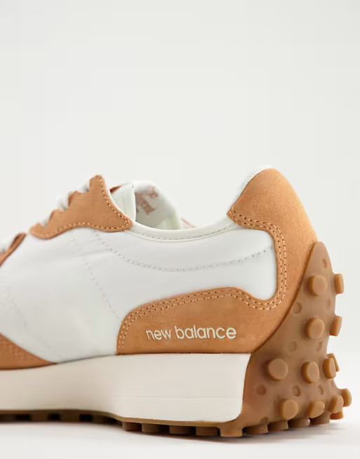 New Balance 327 trainers in tan and leopard | ASOS (Global)
