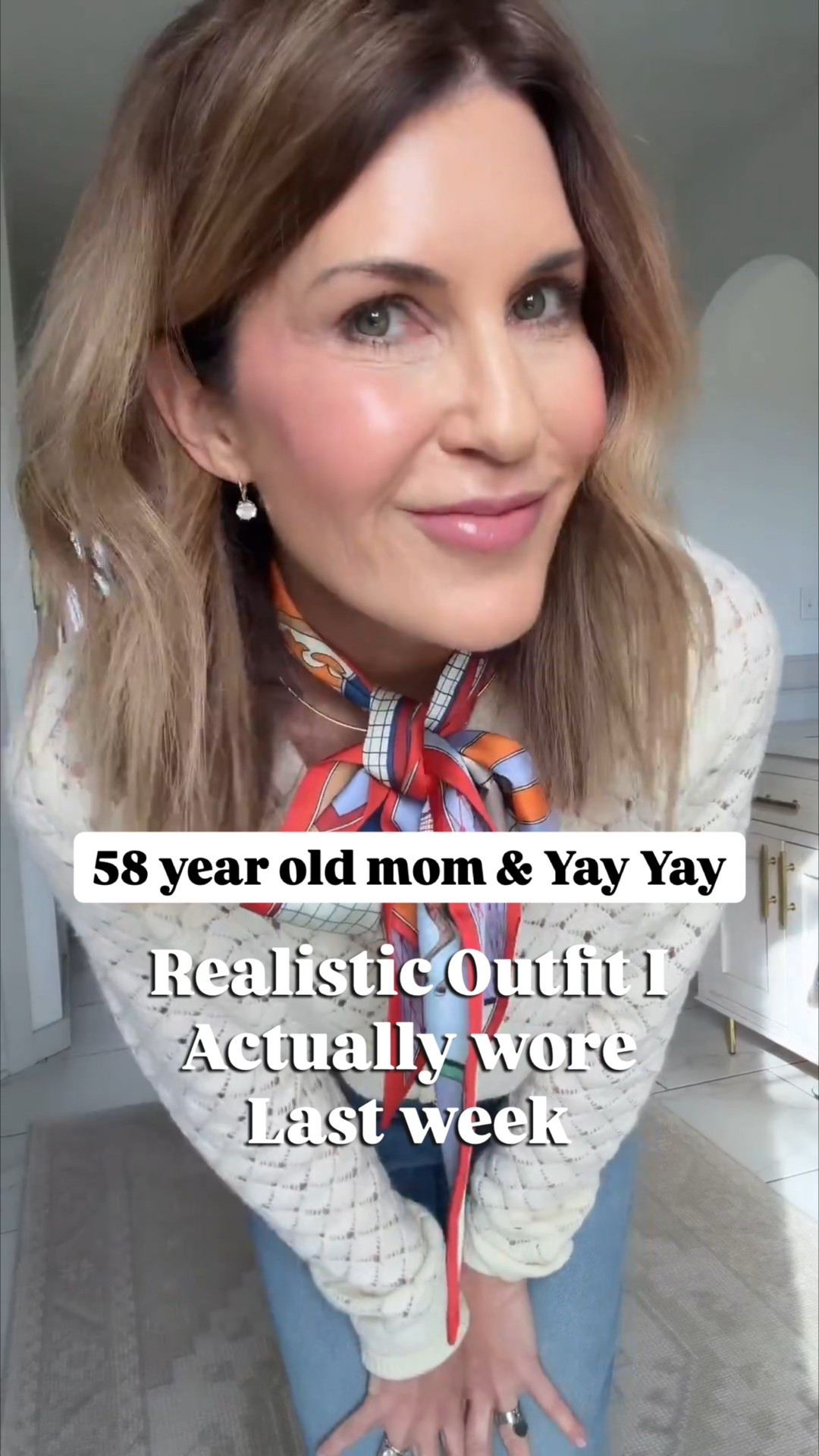 Wearing a medium sweater and size 27 jeans. Linking the viral sweatpant jeans and other affordable options 🤍

#LTKdayinmylife #LTKOver40 #LTKootd