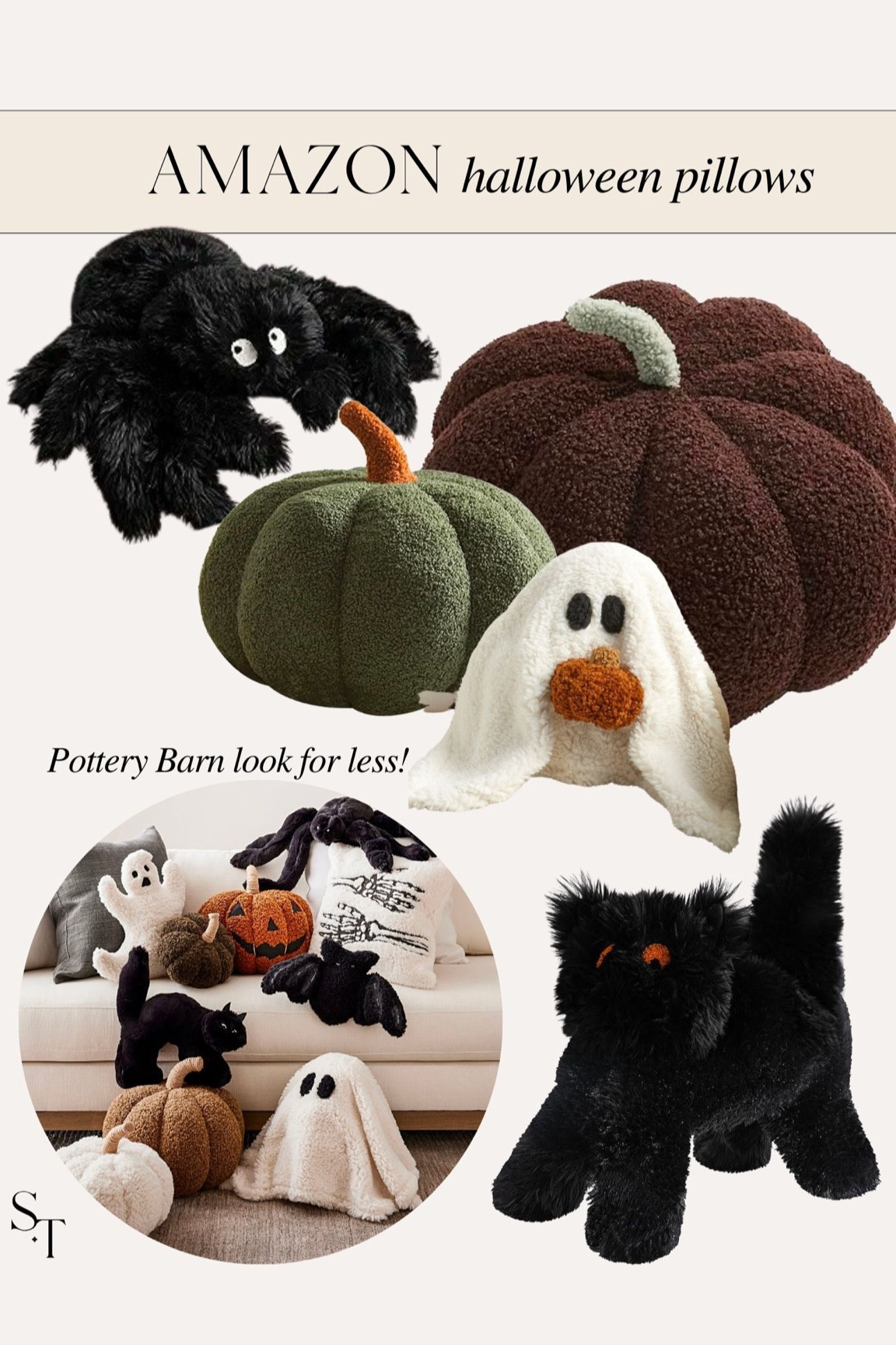 Fall decor, pumpkin pillows, ghost pillows 

#LTKhome #LTKHoliday #LTKSeasonal