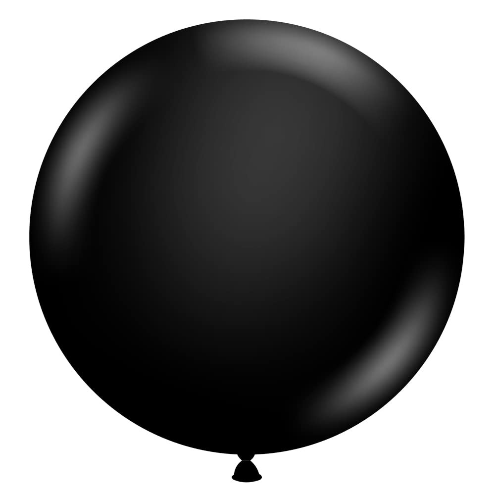 Tuf-Tex 17" Black Latex Balloons | Amazon (US)