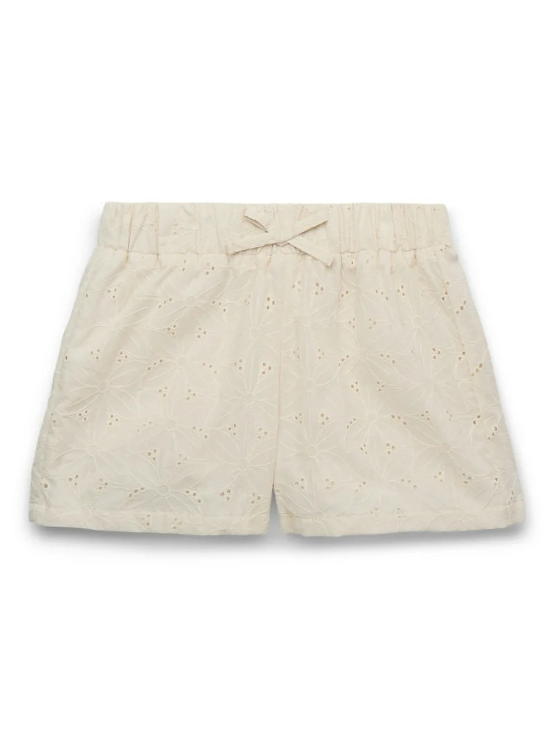 Wonder Nation Girls Eyelet Shorts, Sizes 4-18 & Plus | Walmart (US)
