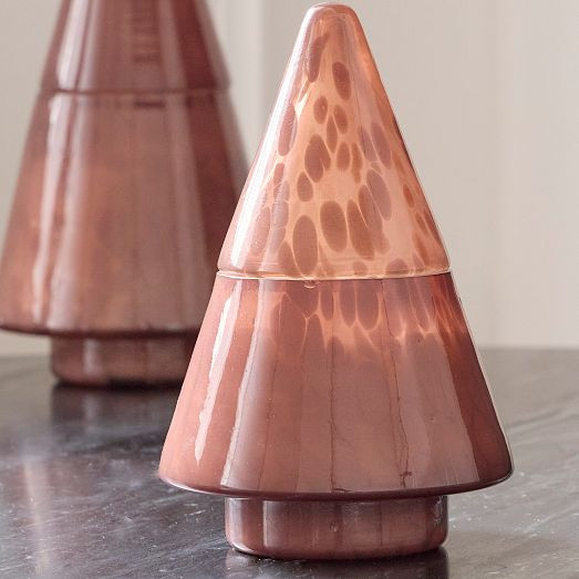 Lidded Glass Filled Tree Candle | West Elm (US)